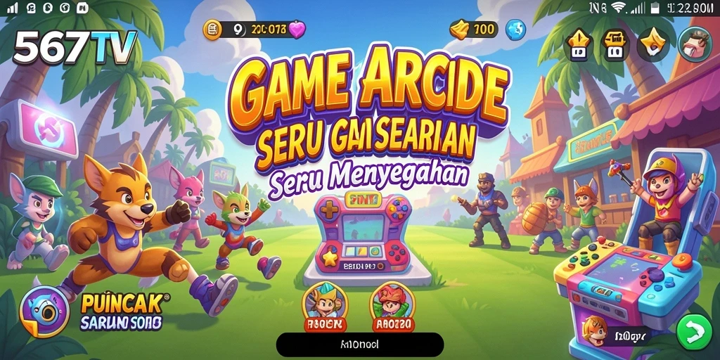 Tampilan gameplay menarik dari 567TV dengan aksi Arcade yang seru.