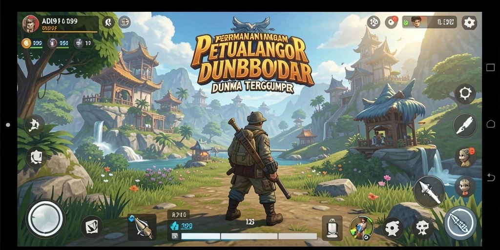 Tangkapan layar gameplay menakjubkan dari dunia terbuka ADI99.