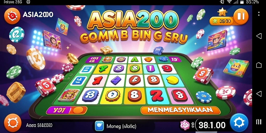 Tampilan menarik dari permainan Bingo di ASIA200.