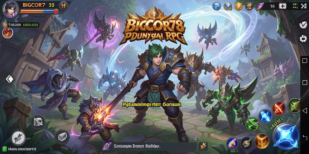 Tampilan gameplay BIGCOR78 yang penuh aksi dan eksplorasi.