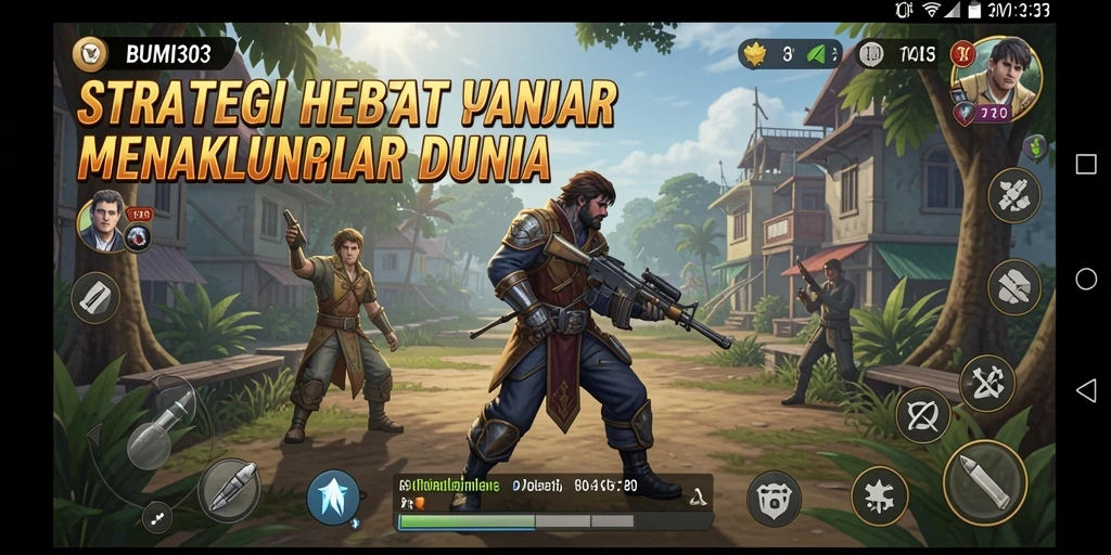 Tampilan gameplay BUMI303 yang menegangkan dan strategis.