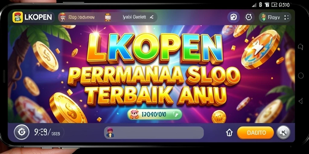 Tampilan gameplay LKOPEN yang menawan di mesin Slot.