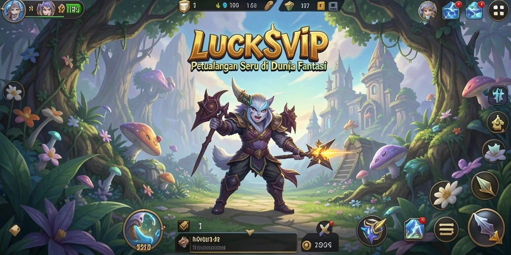 Tampilan gameplay LUCKSVIP yang seru dan penuh tantangan.
