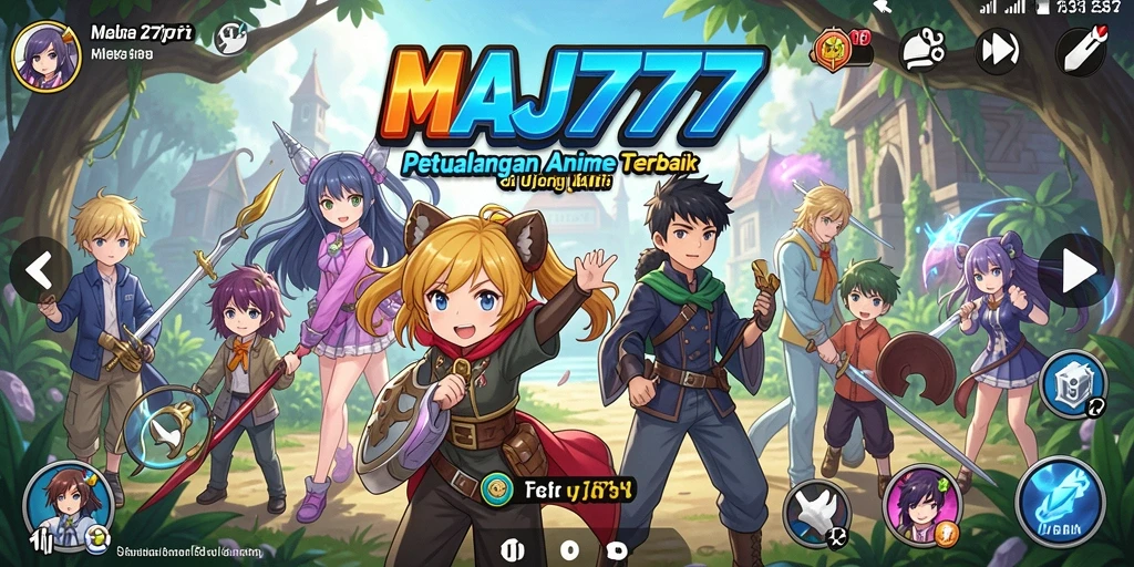 Screenshot gameplay MAJ777 menampilkan karakter dalam pertempuran epik.