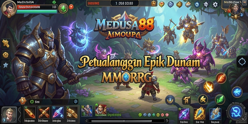 Gameplay seru MEDUSA88 yang penuh aksi dan petualangan.