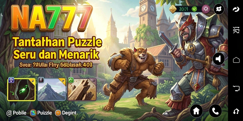 Tangkapan layar NA777 menampilkan gameplay puzzle yang mendebarkan dan interaktif.