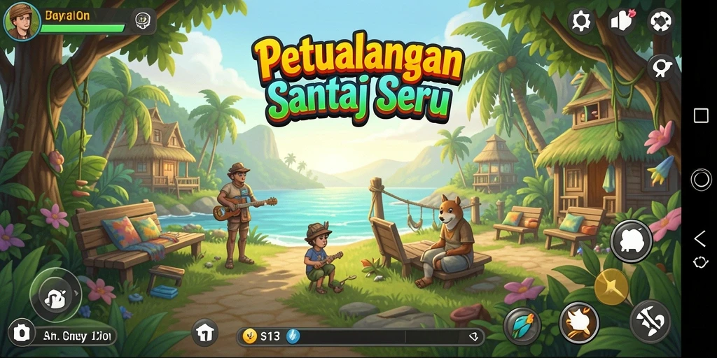 Tampilan gameplay S13 yang menarik dan penuh warna.