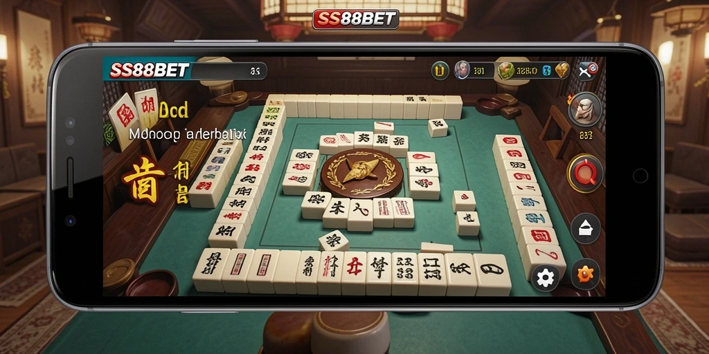 Screenshot gameplay SS88BET menampilkan serunya permainan Mahjong yang penuh tantangan.